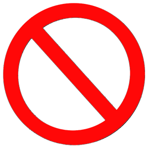 prohibited